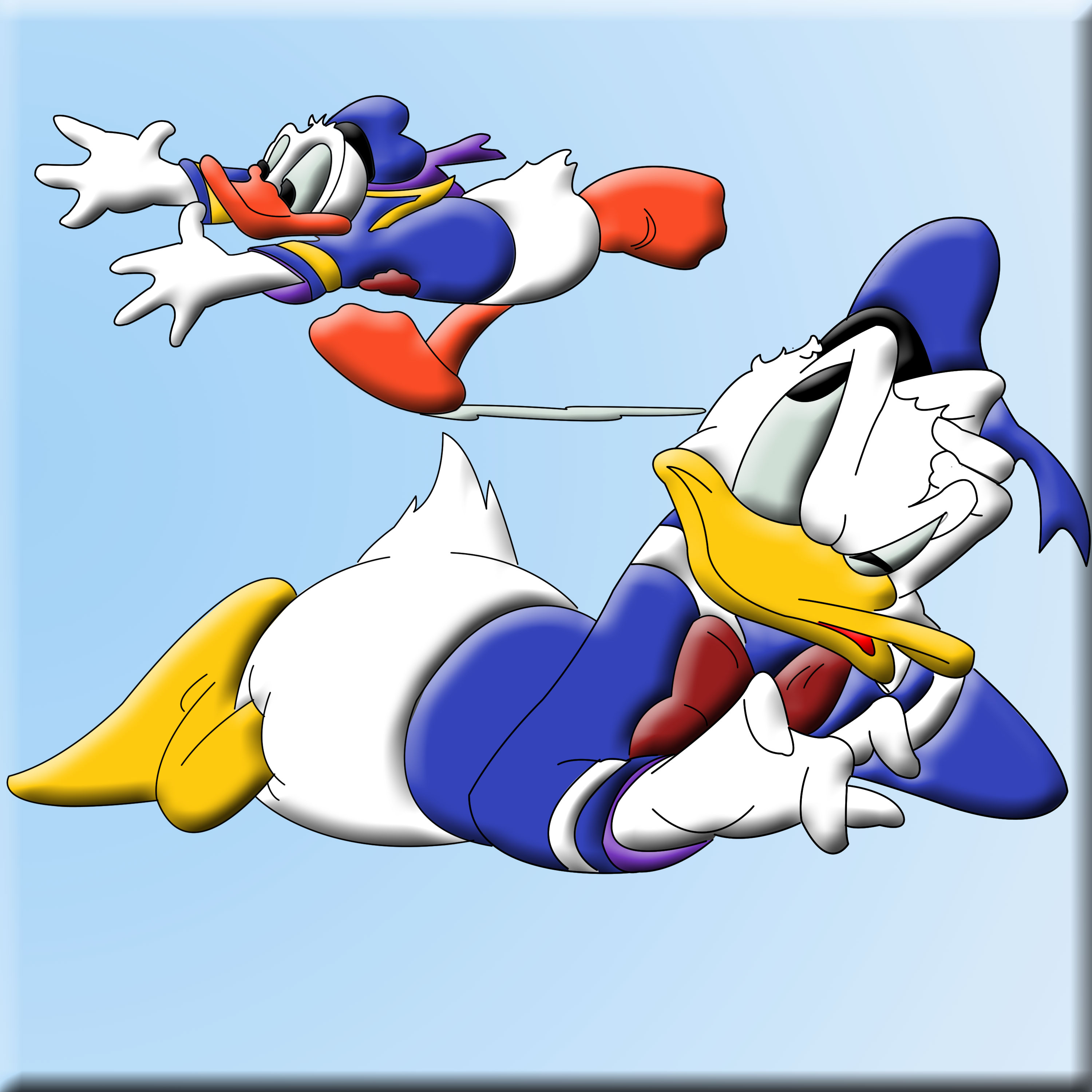 Donald Duck Scheeming