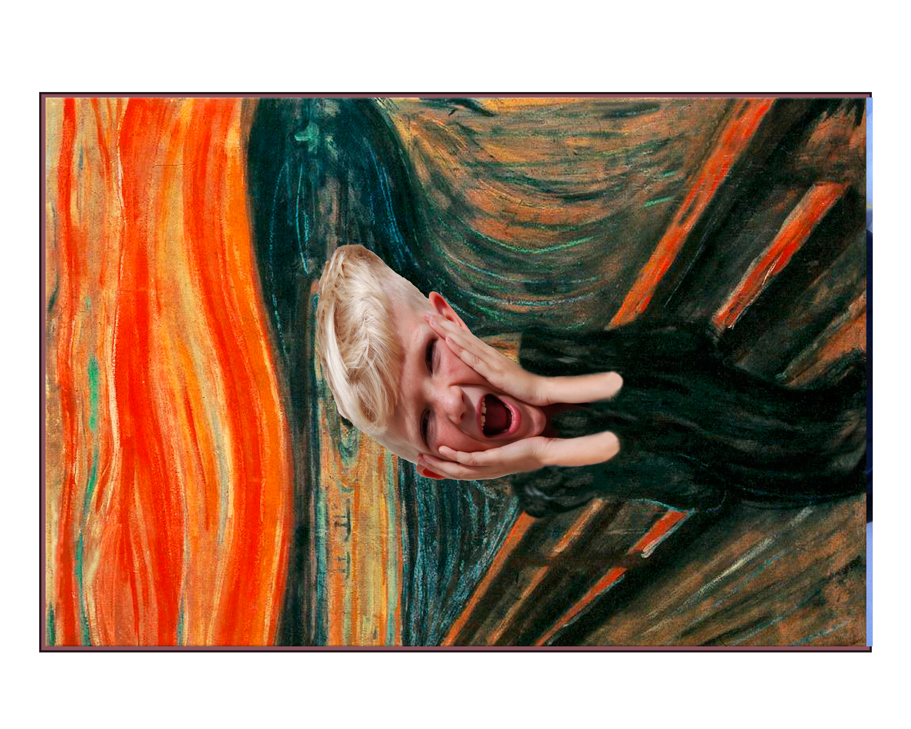 Edvard Munch - The Scream, Modified