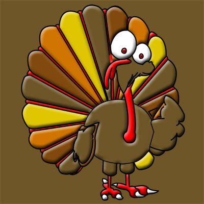Thanksgiving Day Wild Turkey